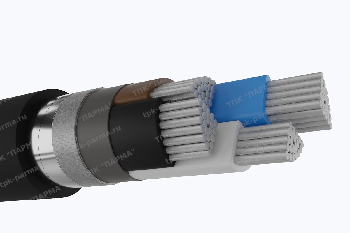Кабель АПвБШвнг(B) 3х35+1х16