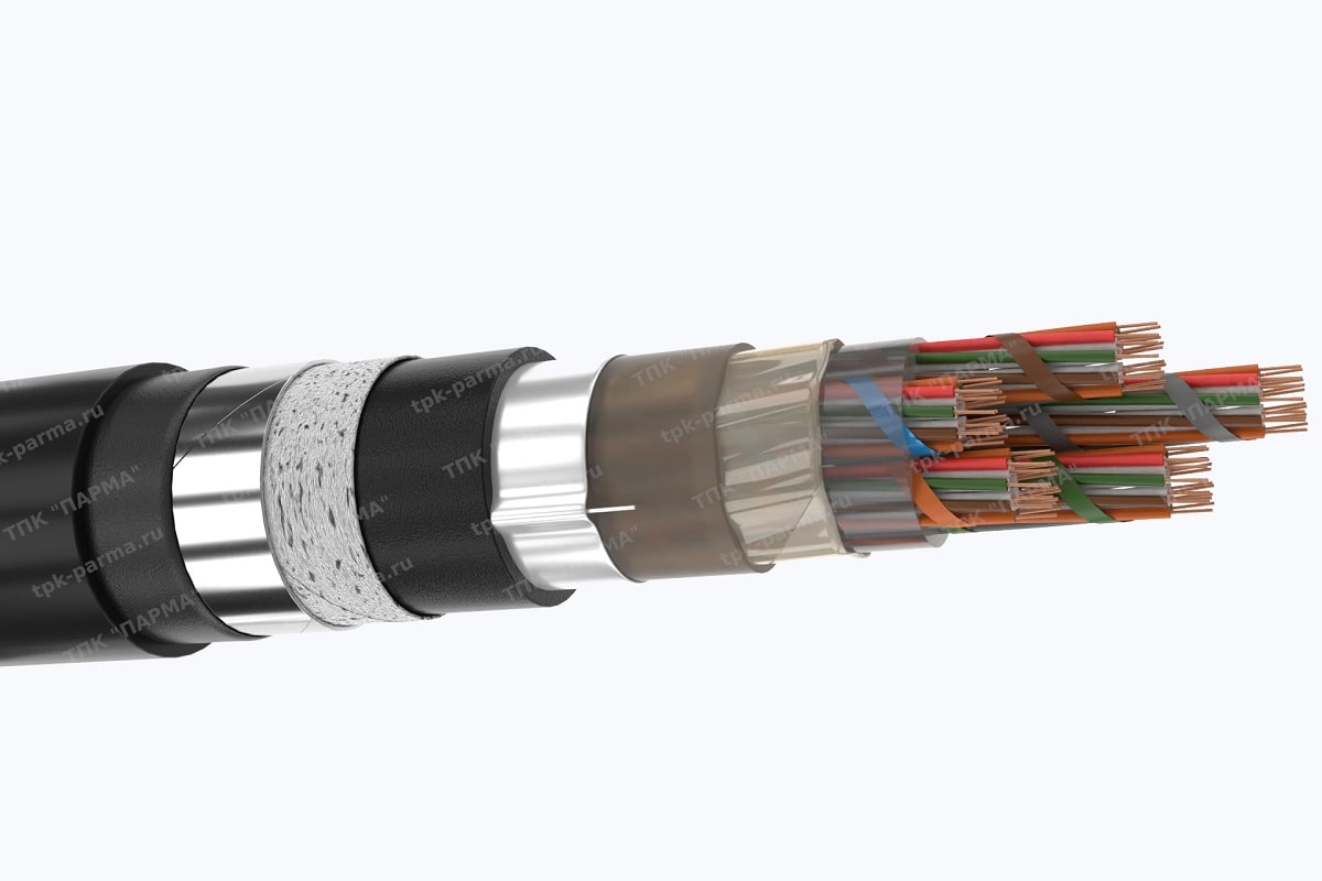 Кабель ТППэпЗБбШп 10х2х0,64
