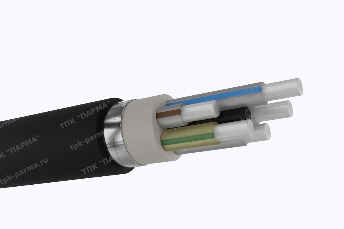 Кабель АПвБбШп 4х25